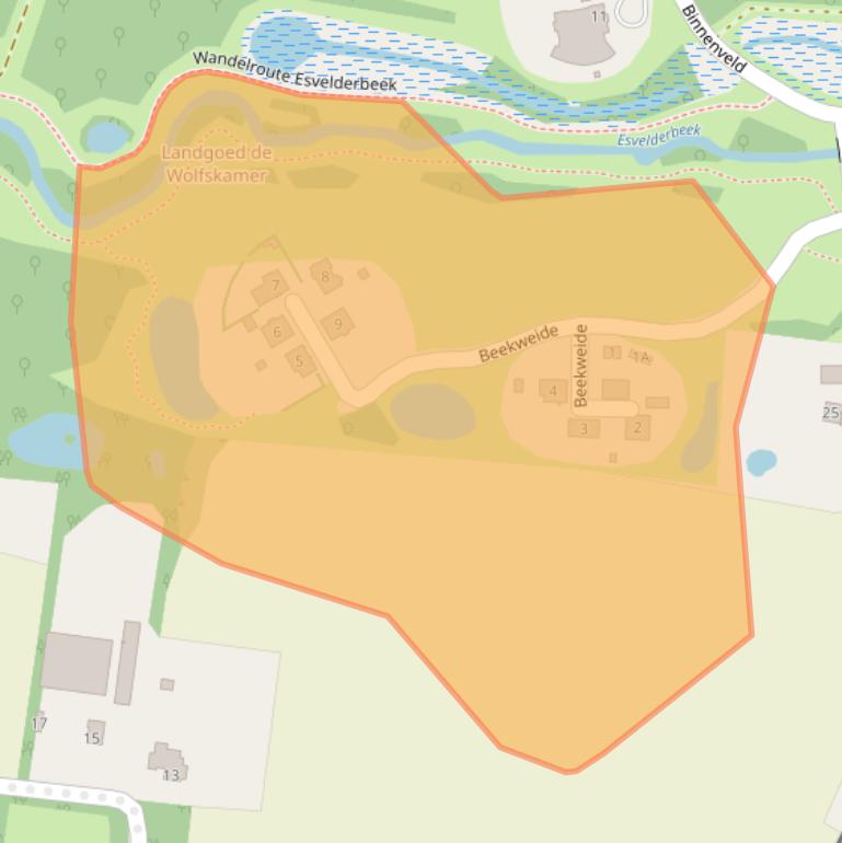 Kaart van postcodegebied 3771PM.