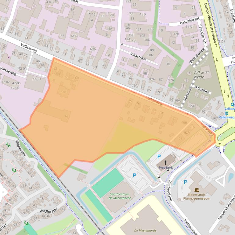 Kaart van postcodegebied 3771RG.