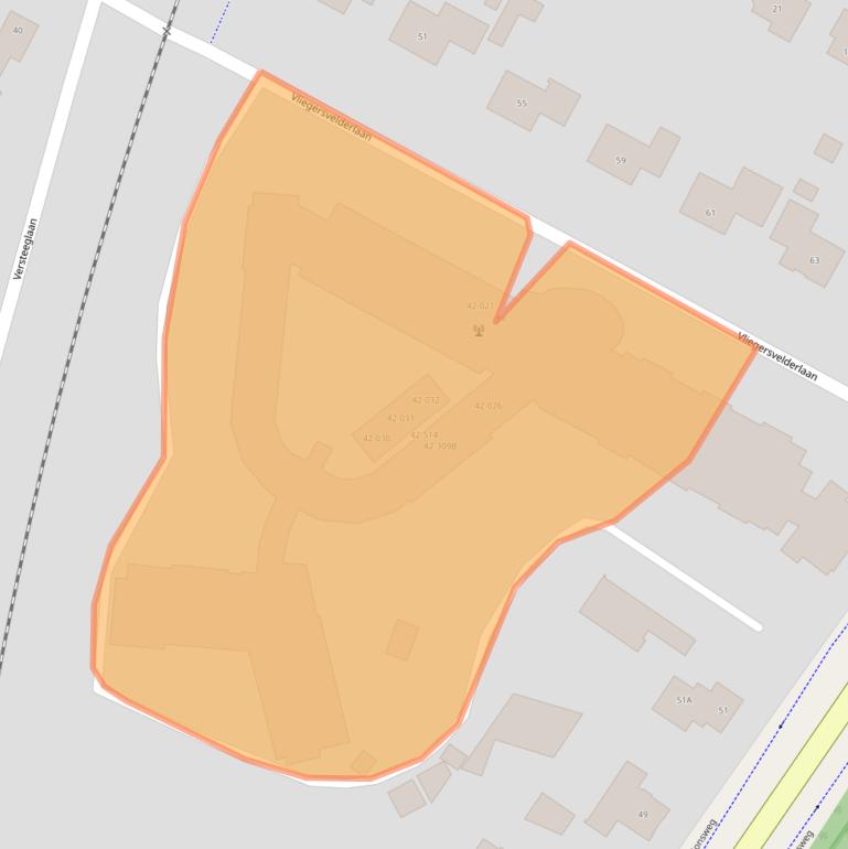 Kaart van postcodegebied 3771VB.