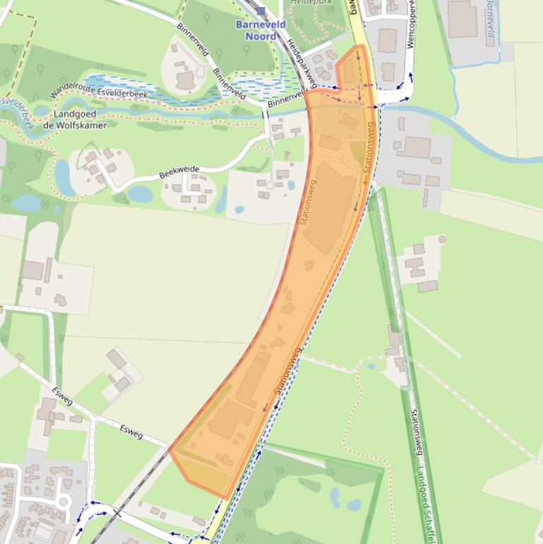 Kaart van postcodegebied 3771VG.