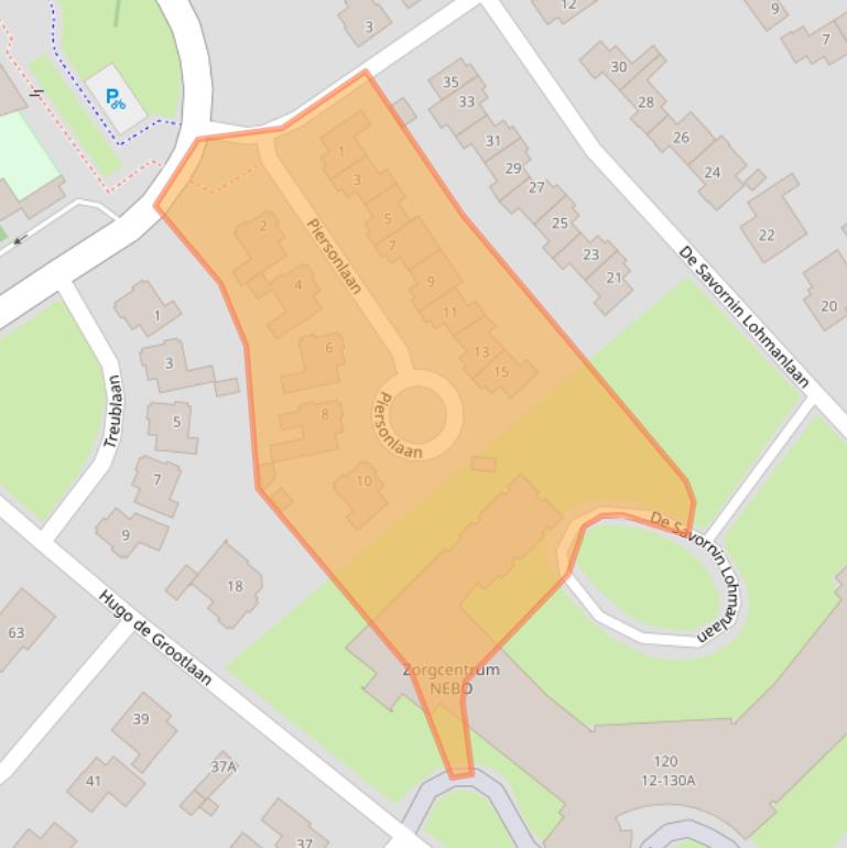 Kaart van postcodegebied 3771WB.