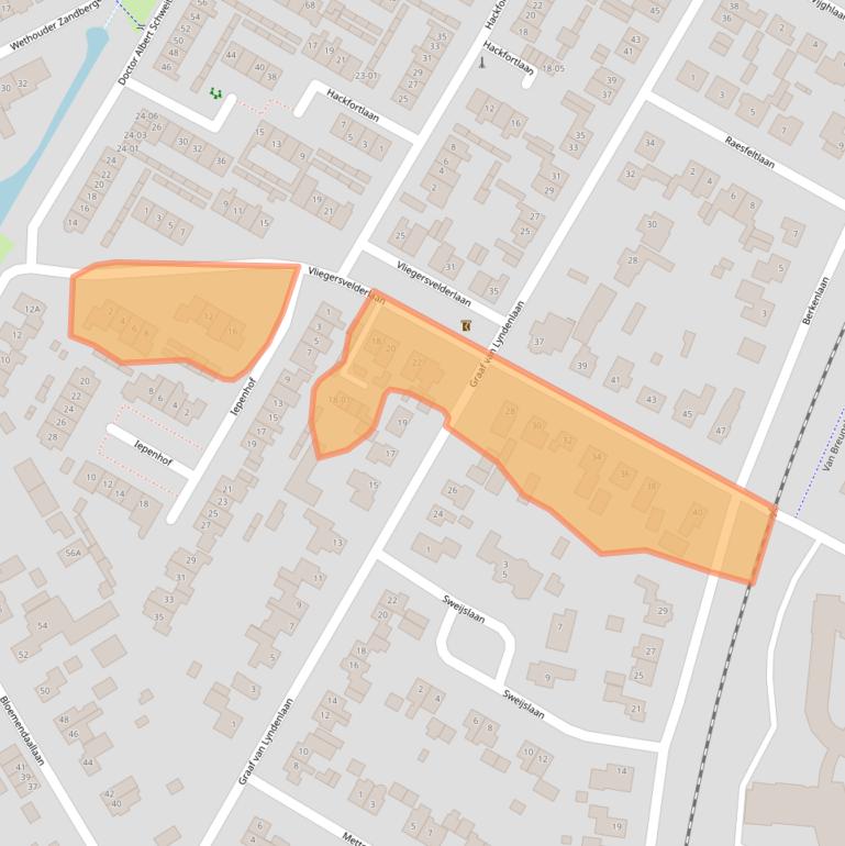 Kaart van postcodegebied 3771XG.