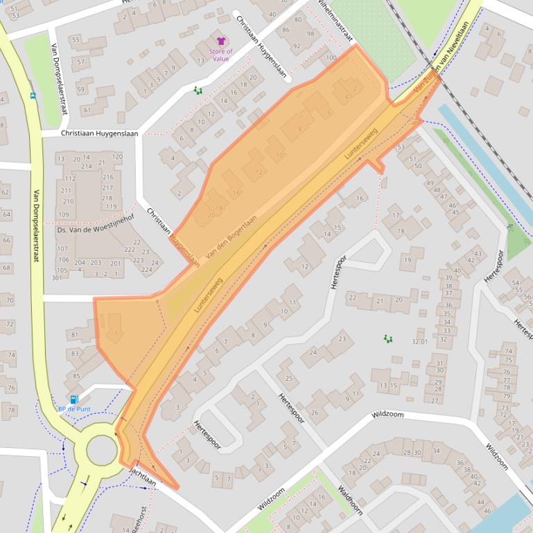 Kaart van postcodegebied 3772AD.