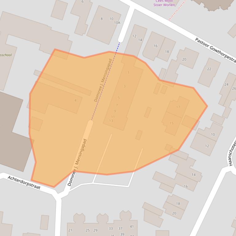 Kaart van postcodegebied 3772AJ.