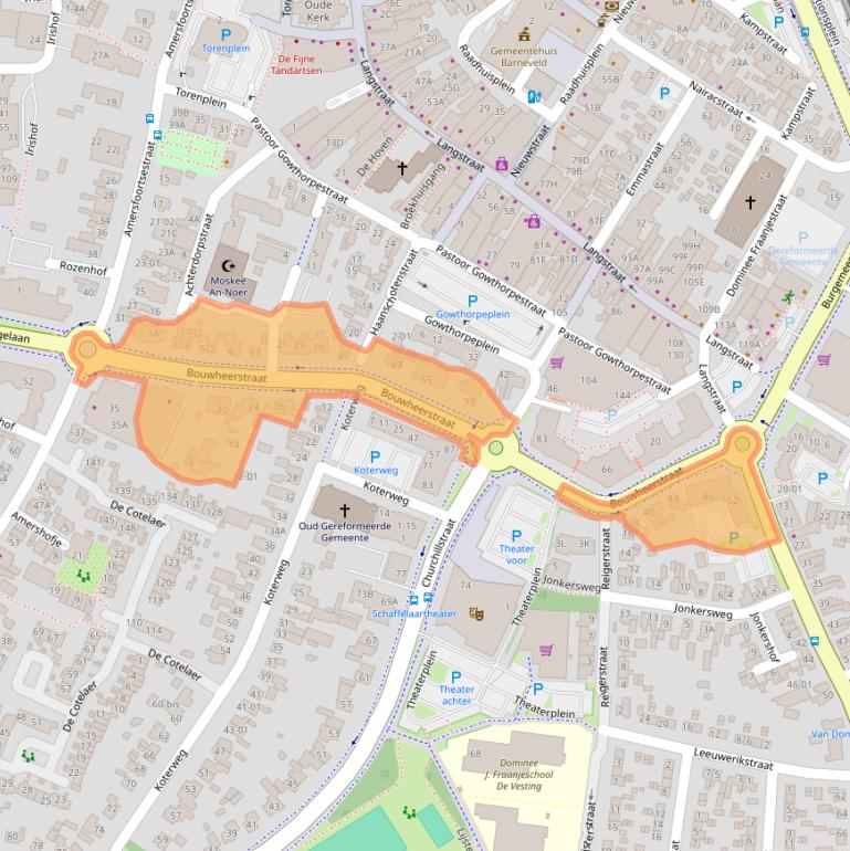 Kaart van postcodegebied 3772AL.