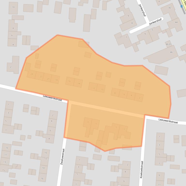 Kaart van postcodegebied 3772AM.