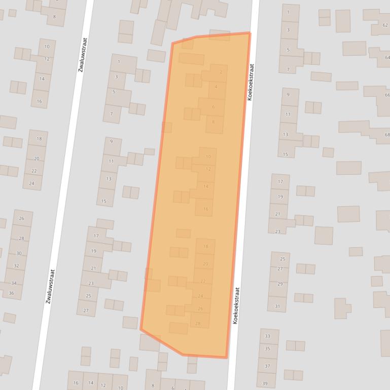 Kaart van postcodegebied 3772AR.