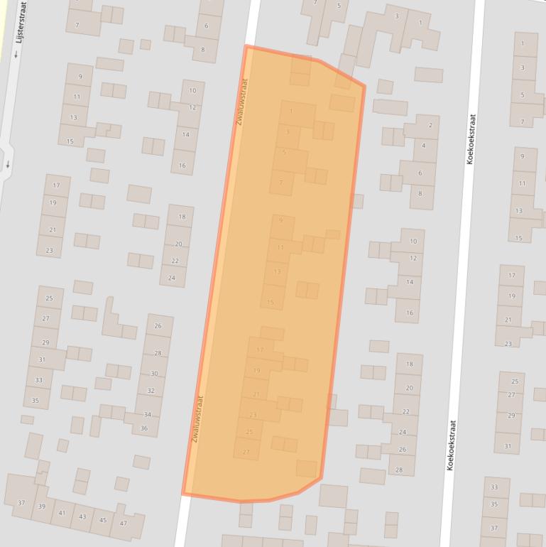 Kaart van postcodegebied 3772AS.