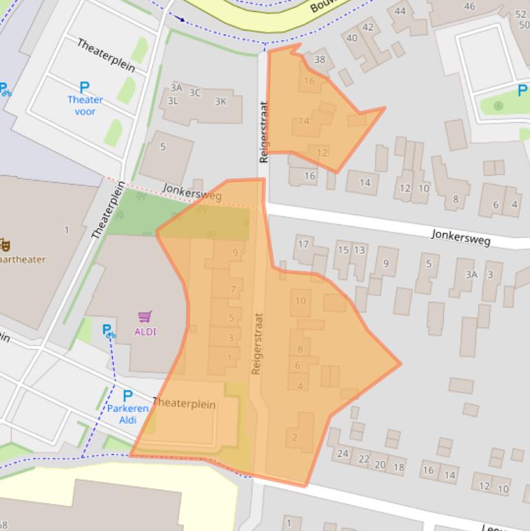 Kaart van postcodegebied 3772AW.