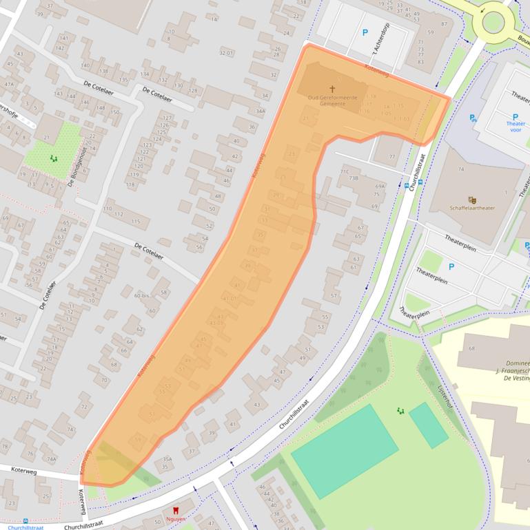 Kaart van postcodegebied 3772BB.