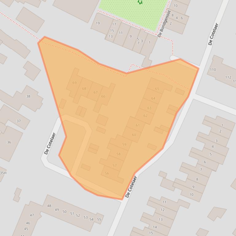 Kaart van postcodegebied 3772BS.