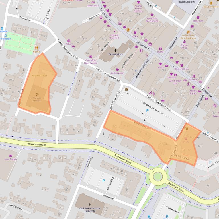 Kaart van postcodegebied 3772CC.