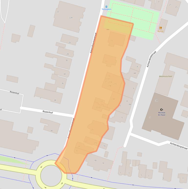 Kaart van postcodegebied 3772CE.