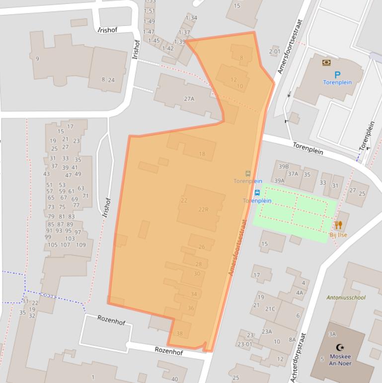 Kaart van postcodegebied 3772CJ.