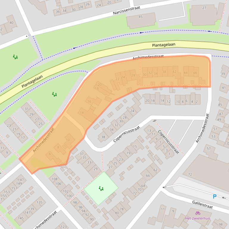 Kaart van postcodegebied 3772CP.