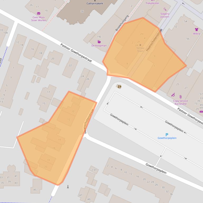 Kaart van postcodegebied 3772CS.