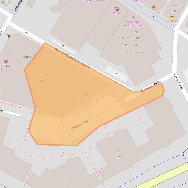 Kaart van postcodegebied 3772DC.