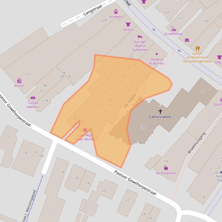 Kaart van postcodegebied 3772DD.