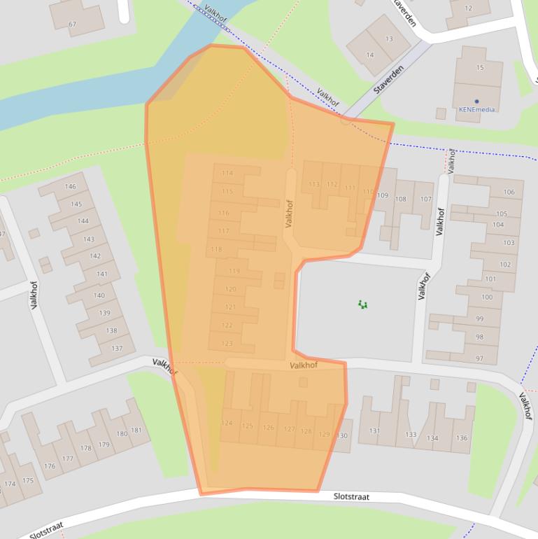 Kaart van postcodegebied 3772EG.