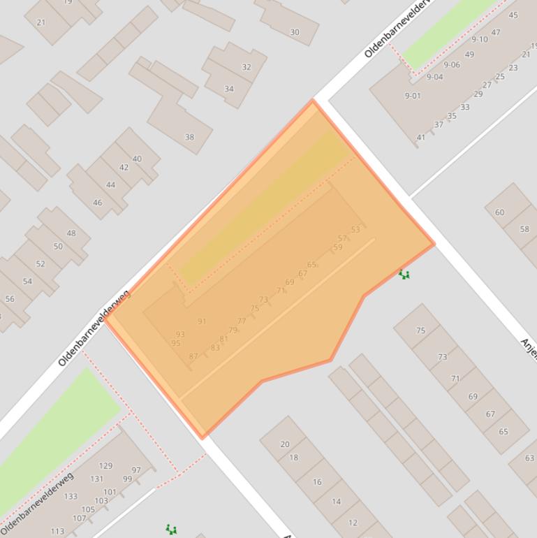 Kaart van postcodegebied 3772GC.