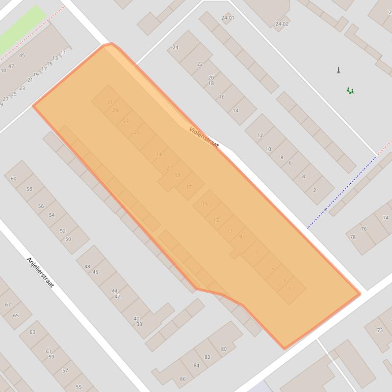 Kaart van postcodegebied 3772GL.