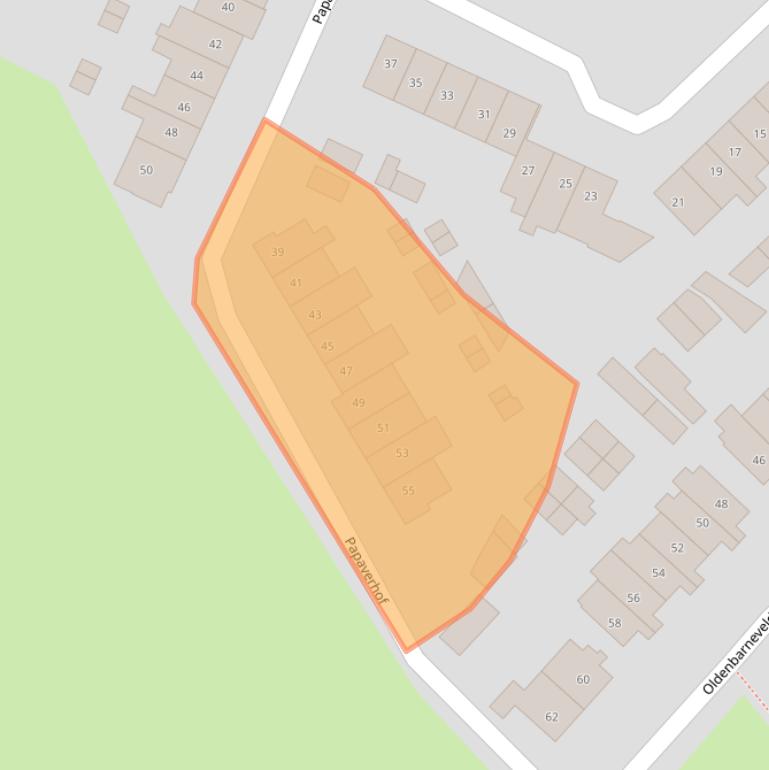 Kaart van postcodegebied 3772GW.
