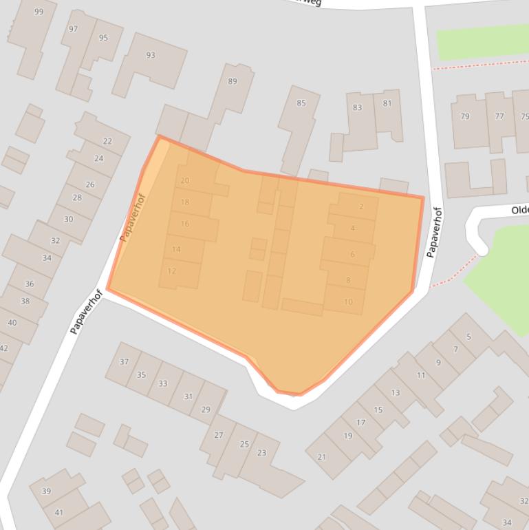 Kaart van postcodegebied 3772GX.