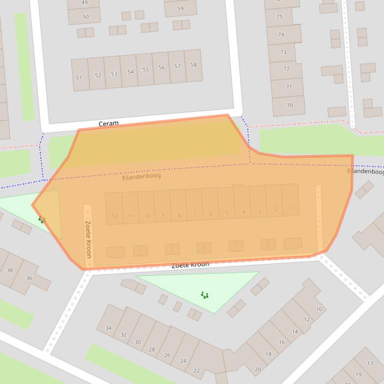 Kaart van postcodegebied 3772HP.