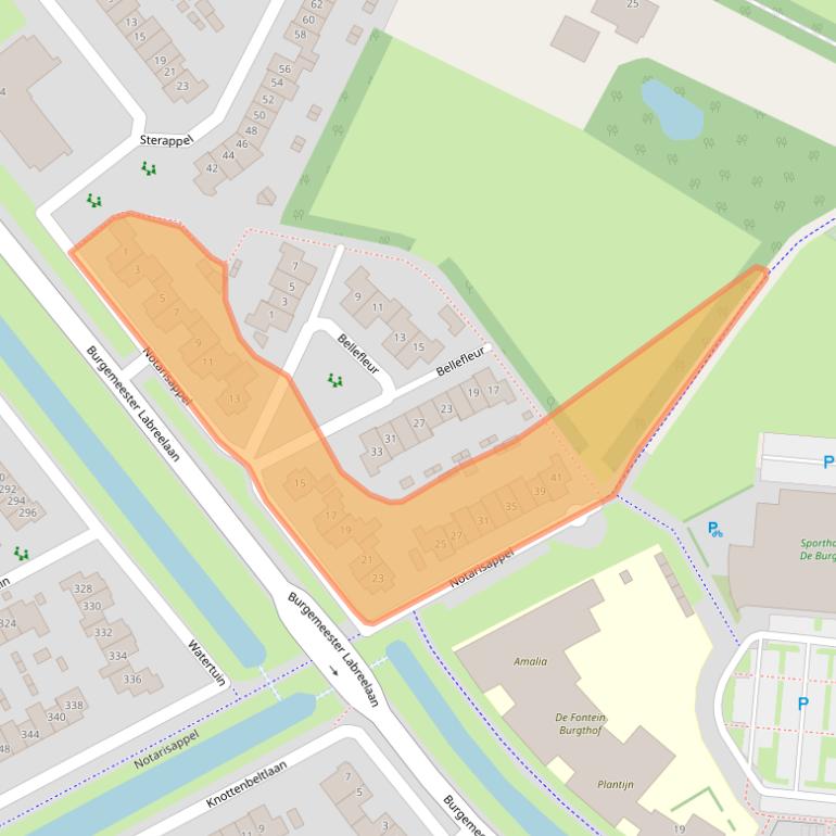 Kaart van postcodegebied 3772HT.