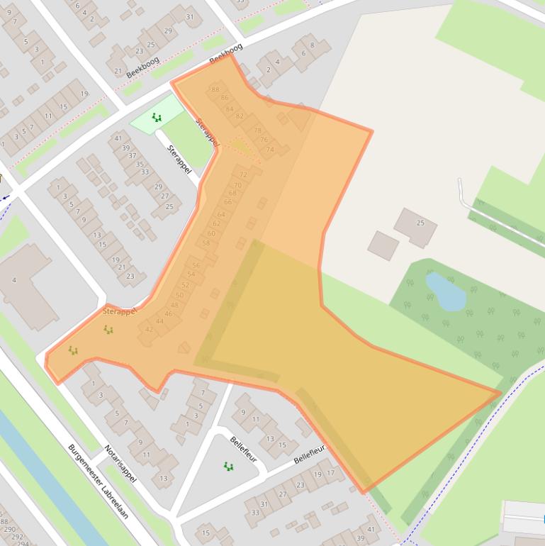 Kaart van postcodegebied 3772HX.