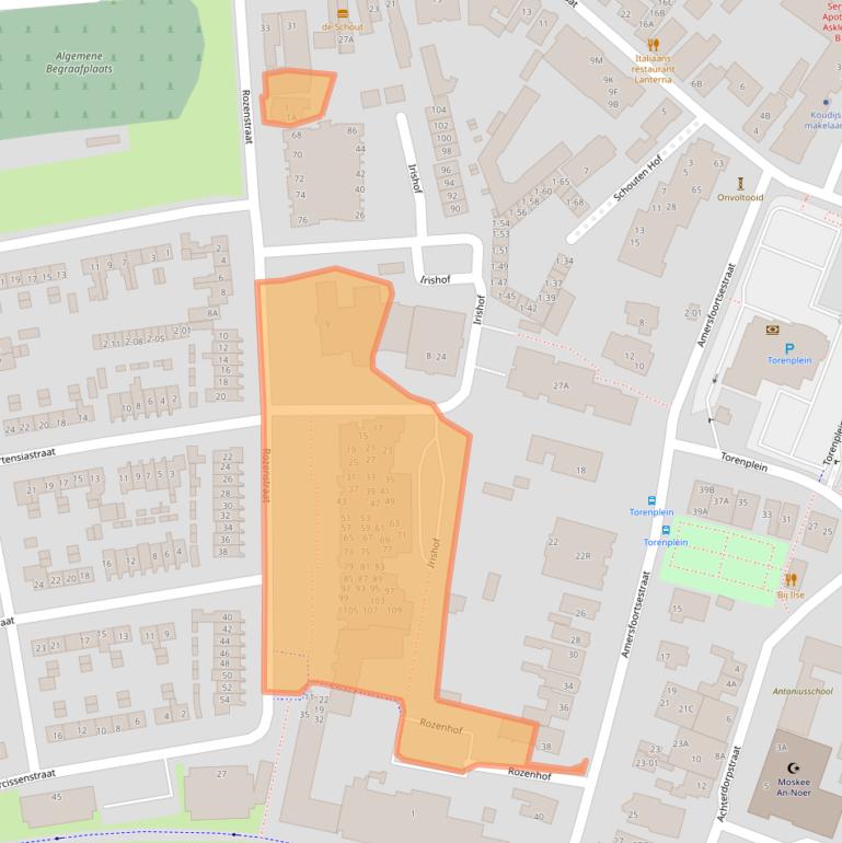 Kaart van postcodegebied 3772JH.