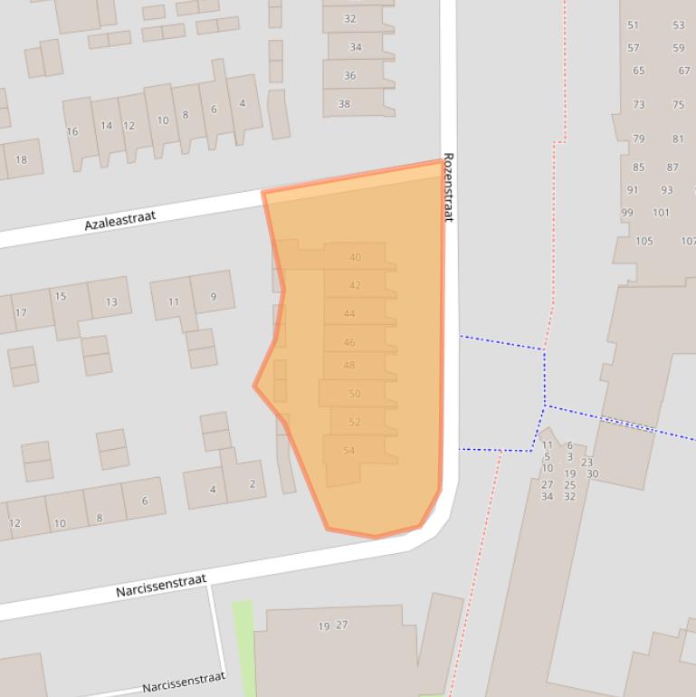 Kaart van postcodegebied 3772JK.