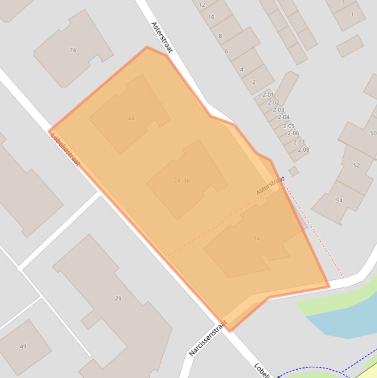 Kaart van postcodegebied 3772JT.