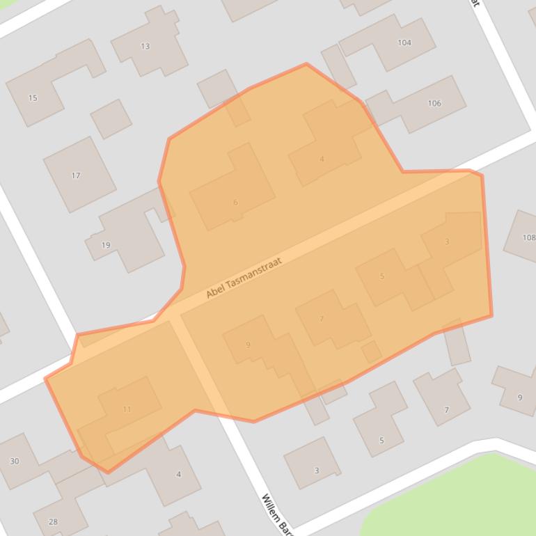 Kaart van postcodegebied 3772KA.