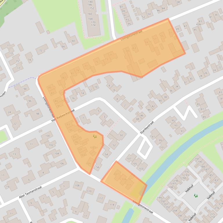 Kaart van postcodegebied 3772KH.