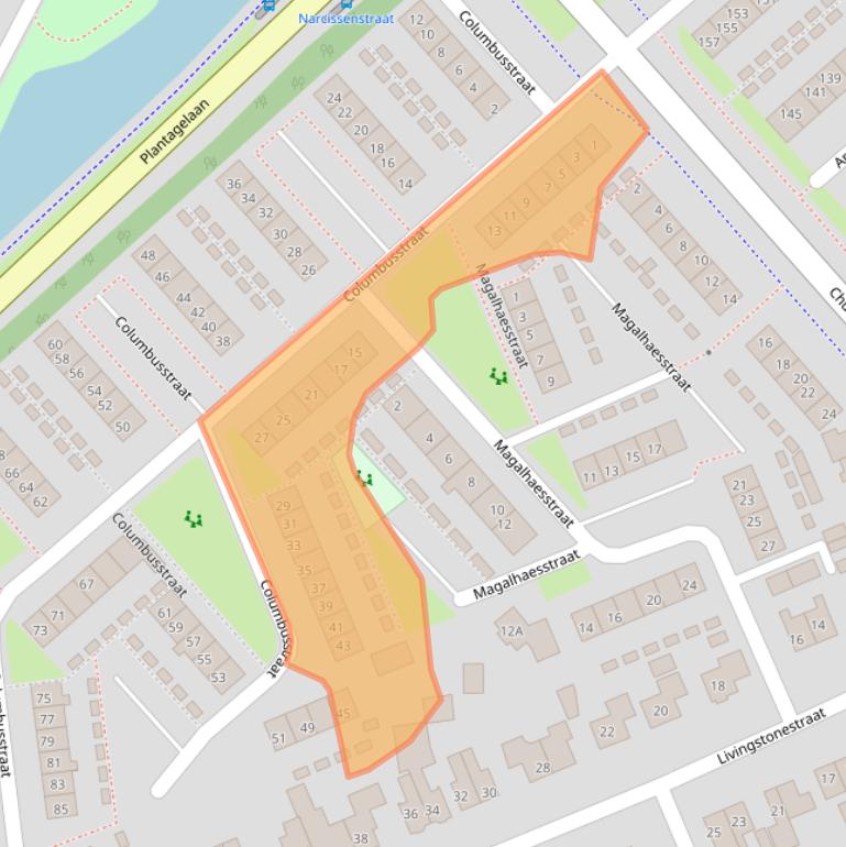 Kaart van postcodegebied 3772KL.