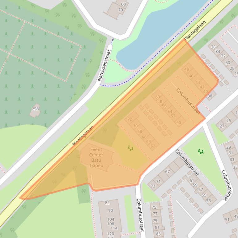 Kaart van postcodegebied 3772KP.