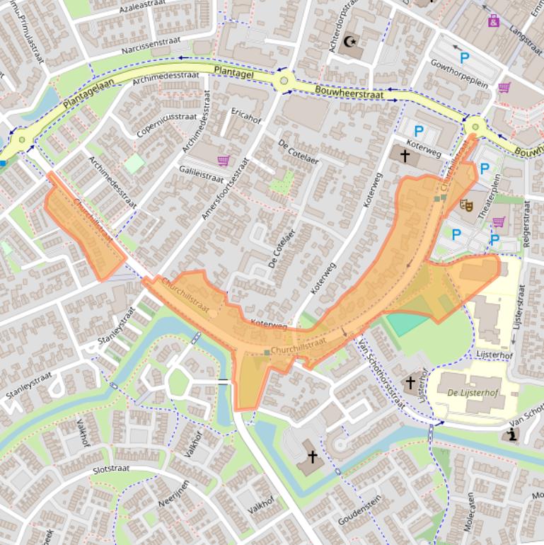 Kaart van postcodegebied 3772KV.