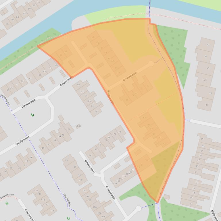 Kaart van postcodegebied 3772LB.