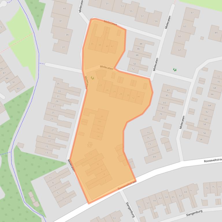 Kaart van postcodegebied 3772LM.