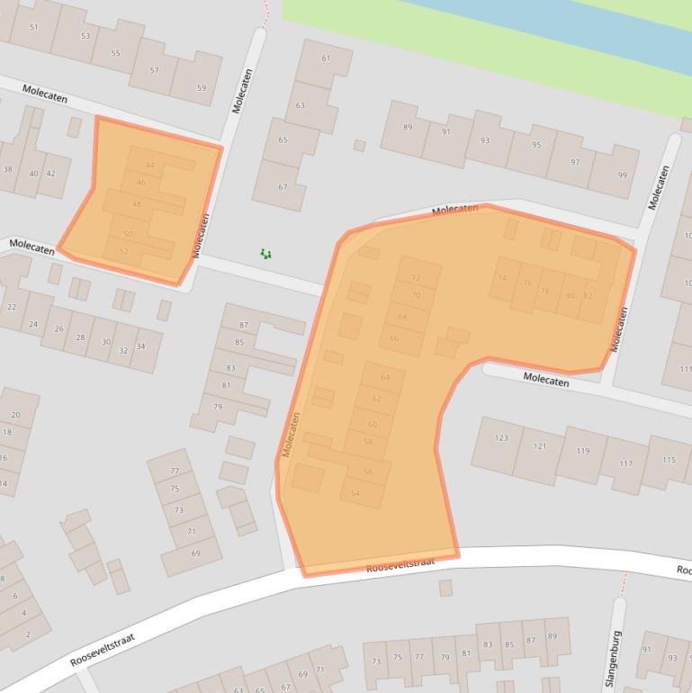 Kaart van postcodegebied 3772LN.