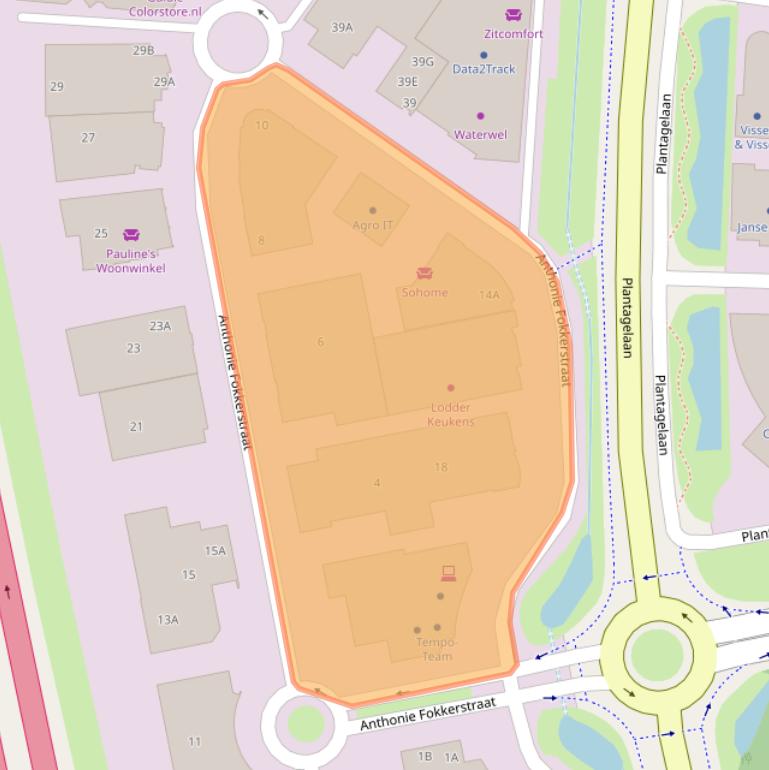 Kaart van postcodegebied 3772MR.