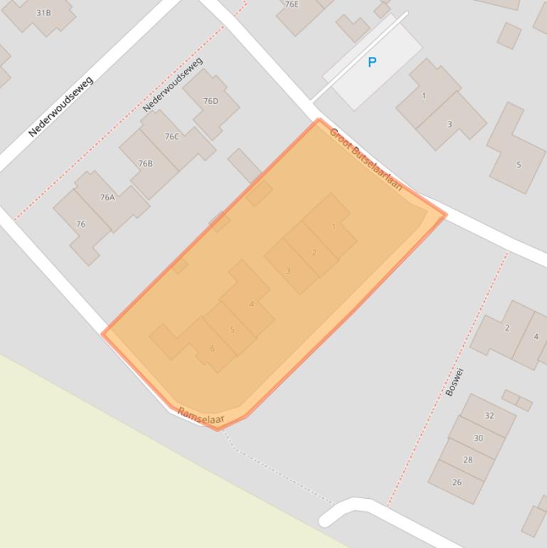 Kaart van postcodegebied 3772NH.