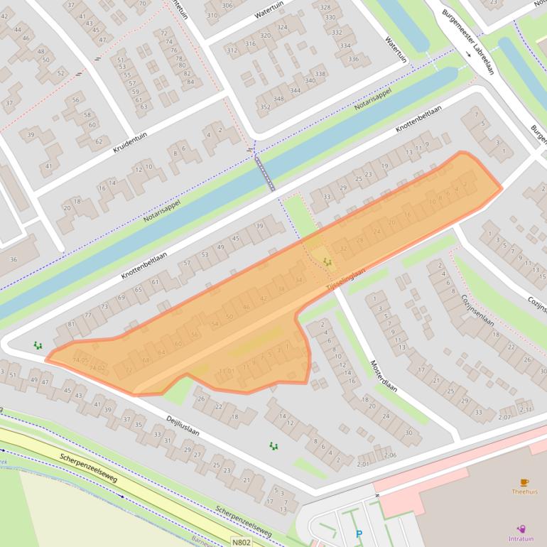 Kaart van postcodegebied 3772NM.