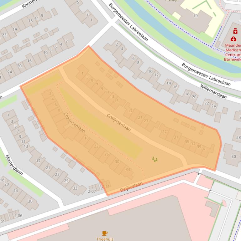 Kaart van postcodegebied 3772NP.