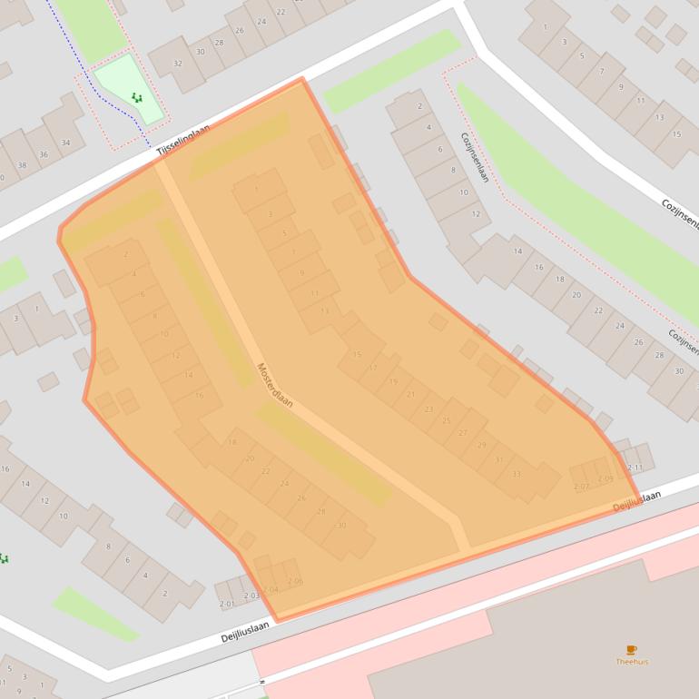 Kaart van postcodegebied 3772NR.