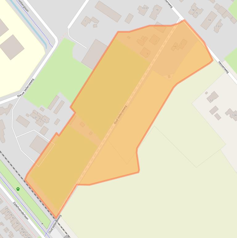 Kaart van postcodegebied 3772PA.