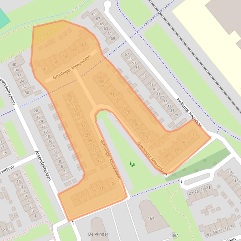 Kaart van postcodegebied 3772PD.