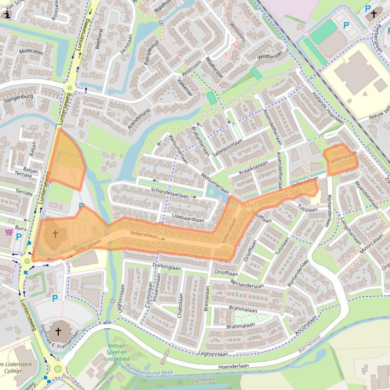 Kaart van postcodegebied 3772PP.