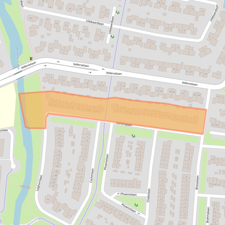 Kaart van postcodegebied 3772PR.